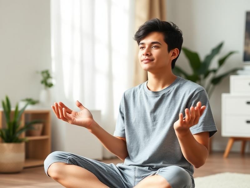 Person finding freedom from OCD through treatment