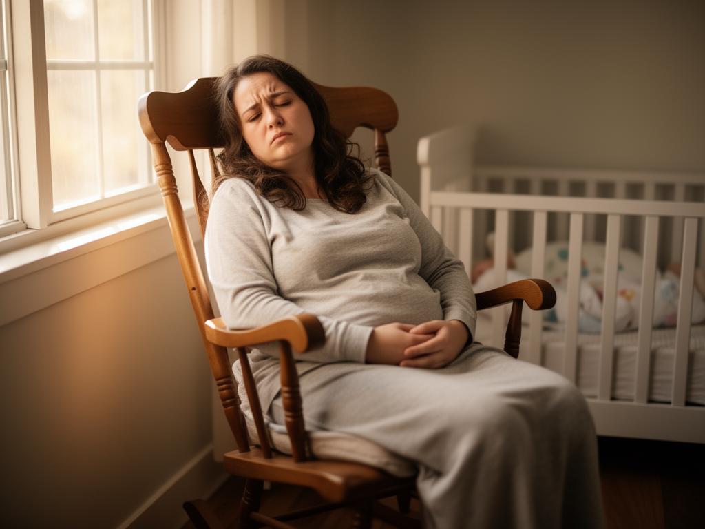 Mother finding peace and bonding with baby through postpartum depression treatment