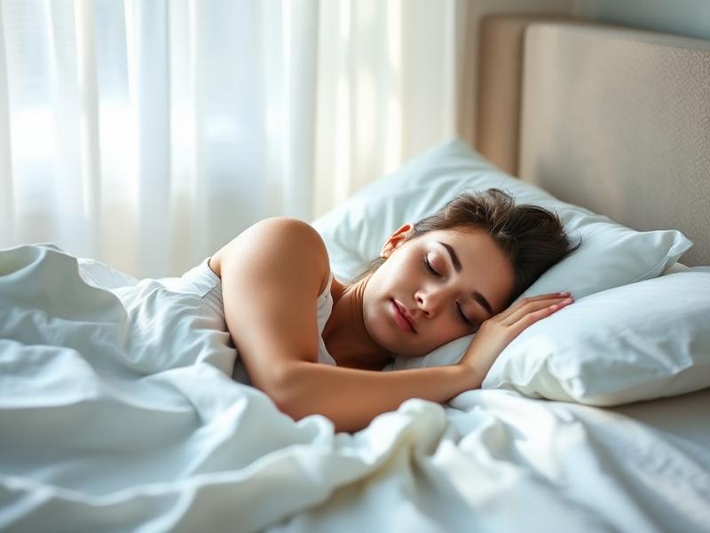 Person sleeping peacefully after treatment for sleep disorders
