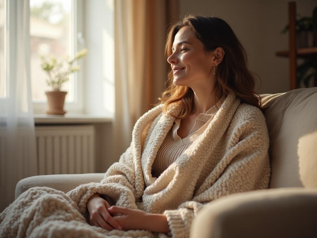 Person finding peace and healing from trauma